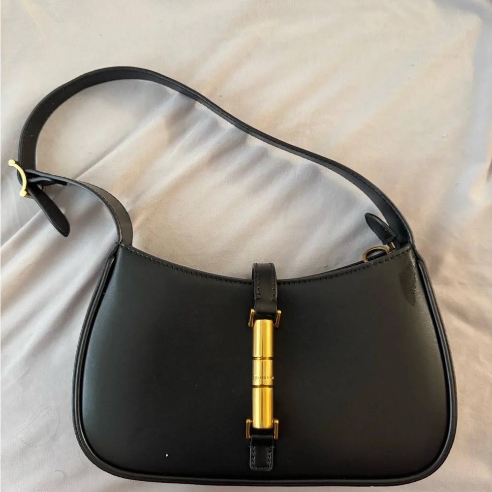 Picture of Charles & Keith | Bags | Charles And Keith Cesia Metallic Accent ...